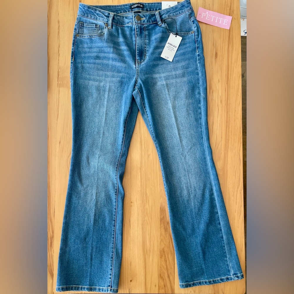 Women's Classic Blue Flare Jeans